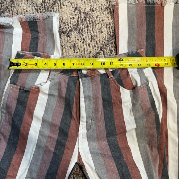 Striped Flare & Wide Leg Jeans - Picture 5 of 9